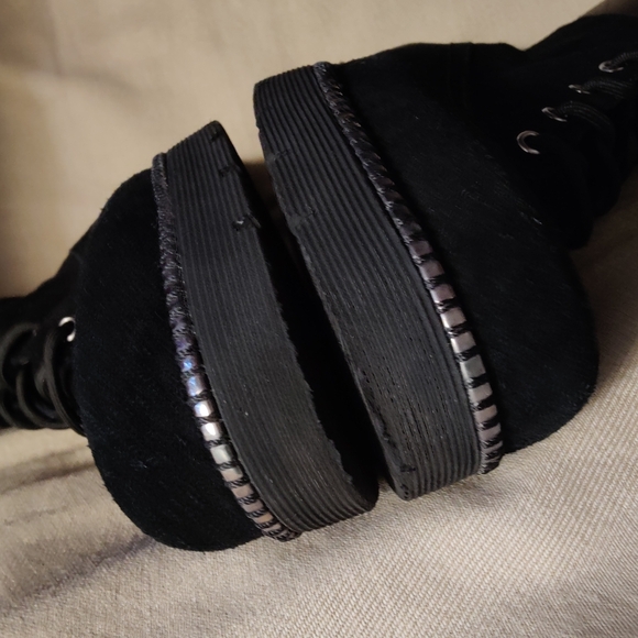 Vaneli Zeno Water Resistant Black Lace up Boots with zipper entry, Sz 9 - Picture 6 of 11